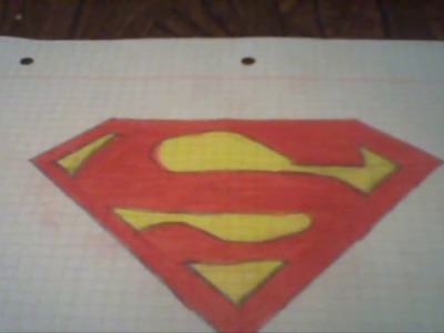Como Dibujar El Logo De Superman | how to draw superman logo