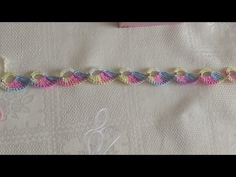 Cordón en crochet (tiara, vincha, gargantilla, pulsera, diadema). Point lace fantasy (headband)
