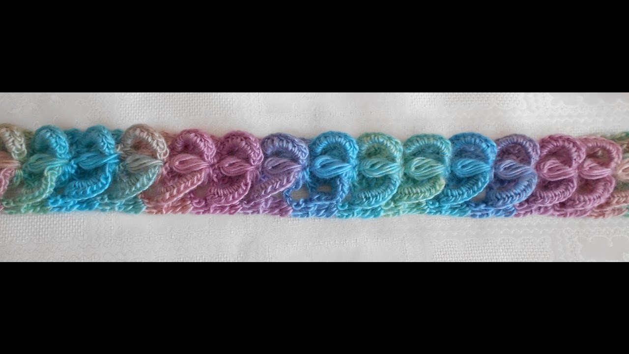 Crochet Tiara, en Crochet 3D diadema, cordon, vincha, banda, punto fantasia, paso a paso