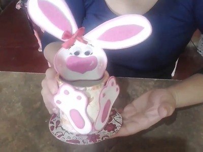 DIY Conejo de Pascua de goma eva | Manualidades en Casa