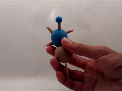 Hitmontop tutorial pokemon en porcelana fría. cold porcelain. polymer clay. arcilla polimérica