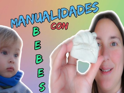 MANUALIDADES CON BEBES: HUELLA DE LA MANO. mama multiespecie