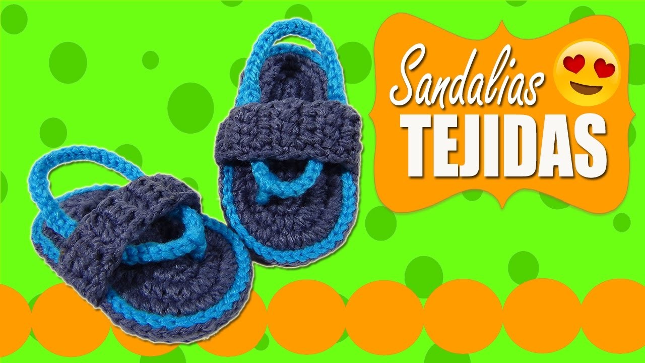 Sandalias Huaraches tejidos a crochet  |  Paso a paso