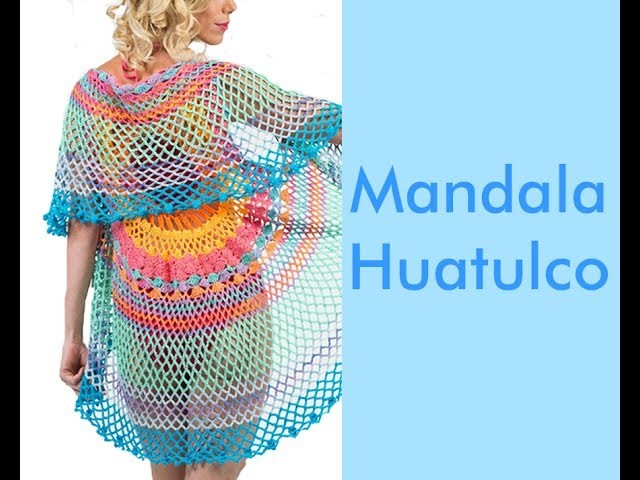 TEJE MANDALA HUATULCO - Crochet Fácil y Rápido