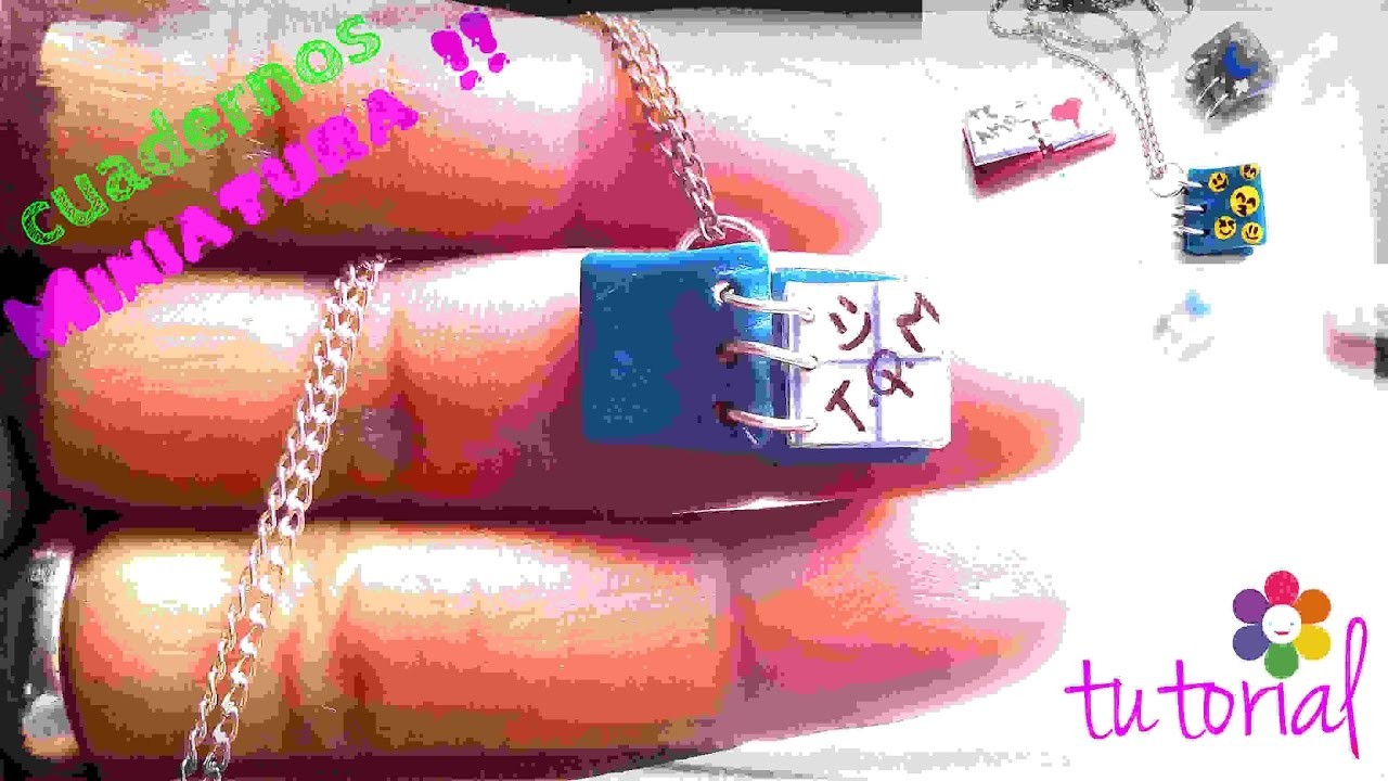 Tutorial Cuadernos Miniatura. tutorial papers miniature. DIY Miniature