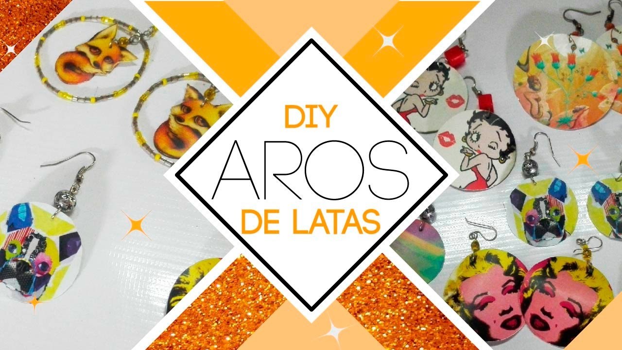 DIY Aros de lata de gaseosa ♔ Bruja Creativa