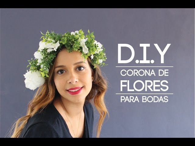 DIY Corona De Flores Para Bodas
