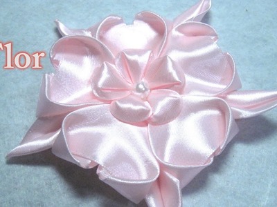 # DIY - Flor rosa de 5 pétalos # DIY - Pink flower of 5 petals