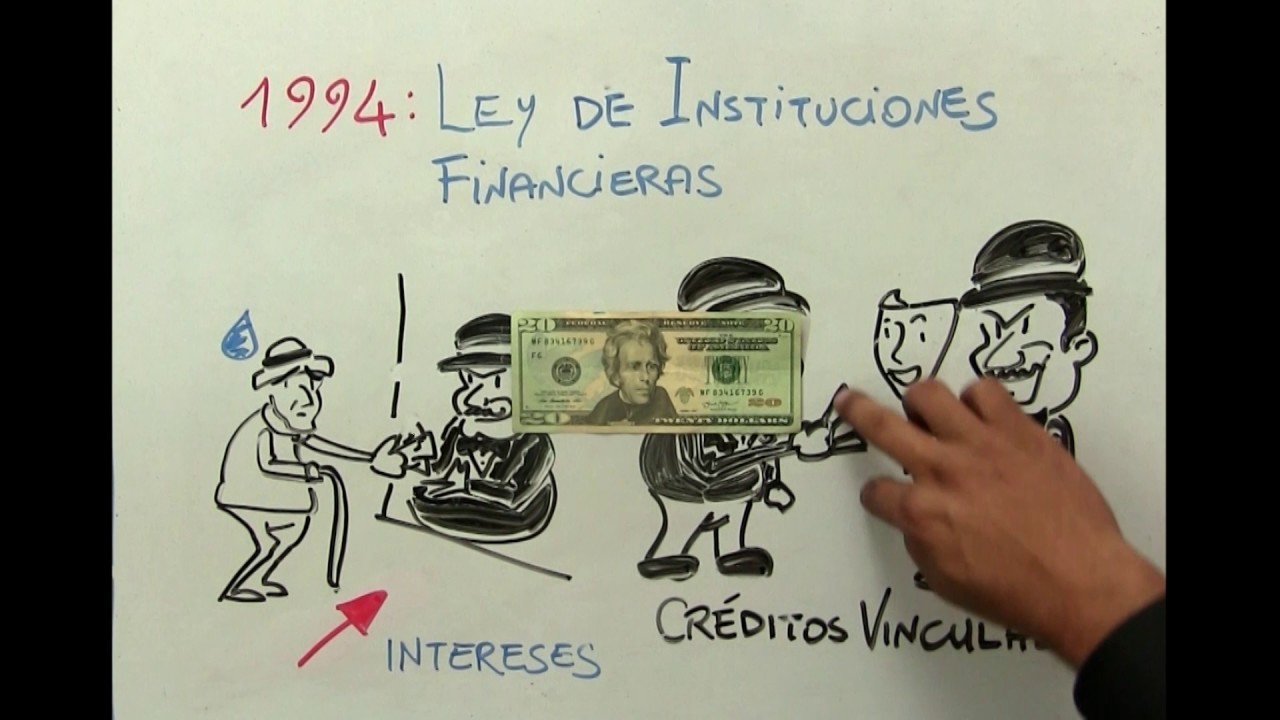 Lasso y el Feriado bancario explicado.  en dibujos