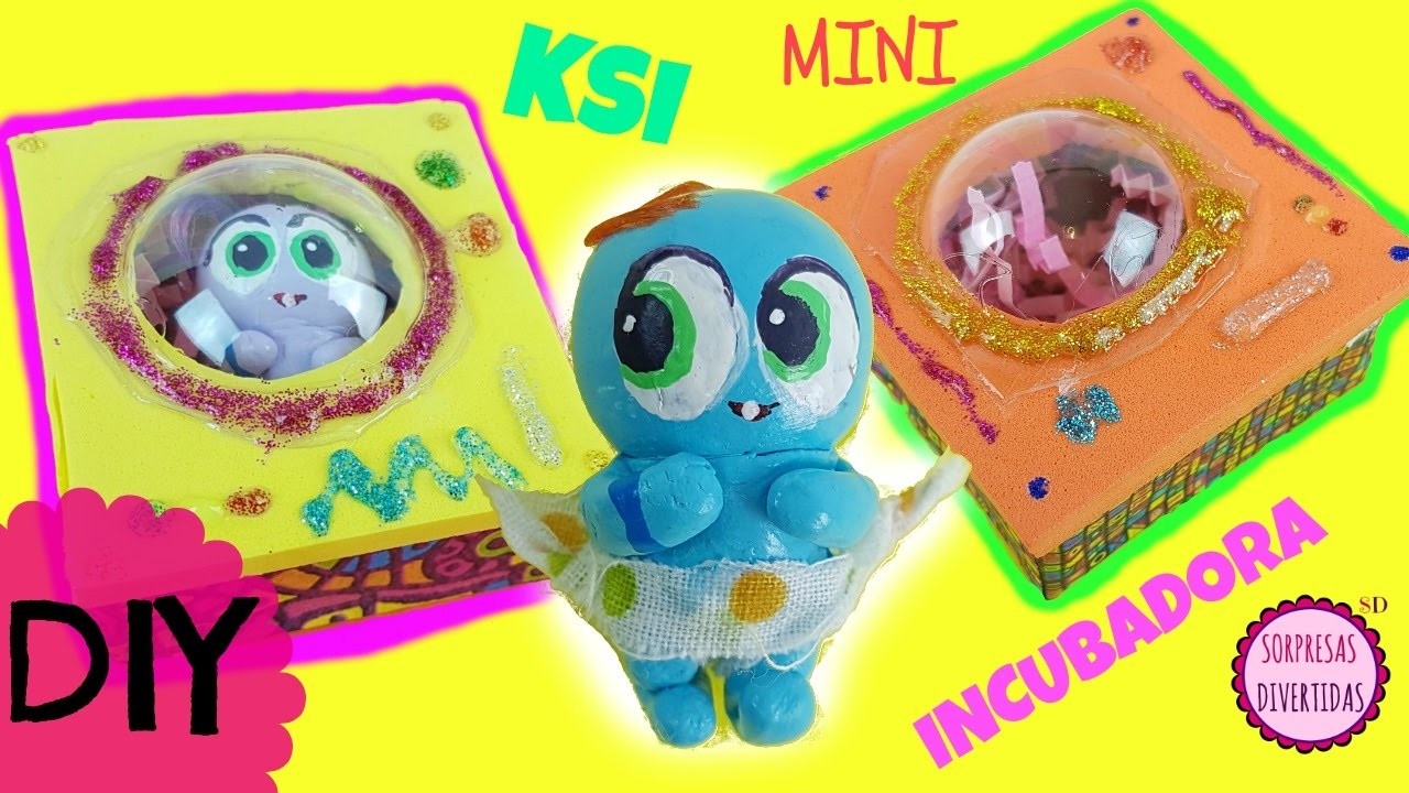 Mini Incubadoras para Ksi-Meritos - Manualidades DIY de juguetes y muñecas
