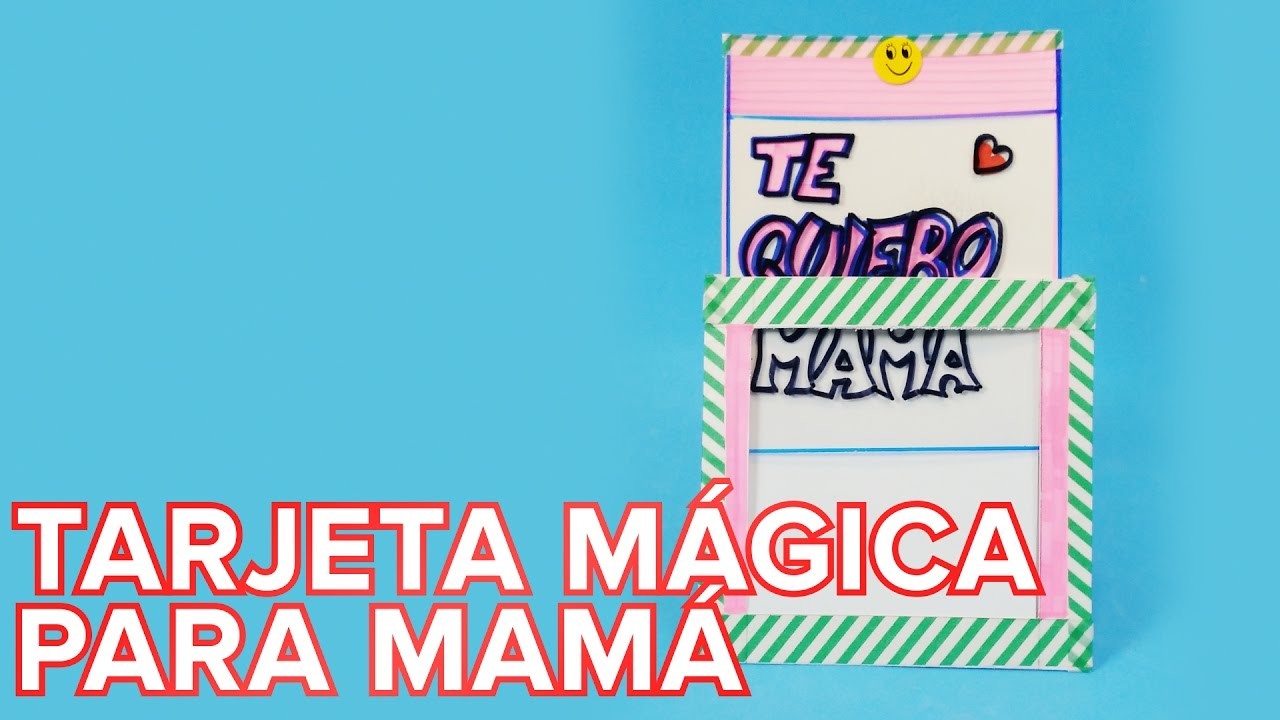 Tarjeta mágica para regalar en el Día de la Madre | Manualidades para niños