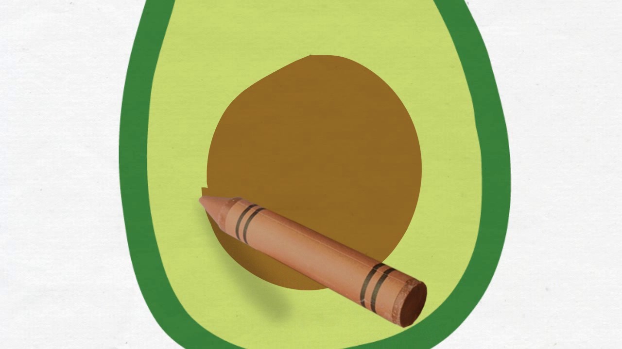 Como Dibujar un Aguacate