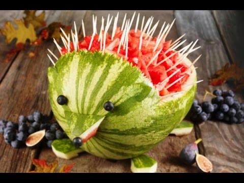 Como Elaborar un Puercoespin con Frutas- HogarTv por Juan Gonzalo Angel
