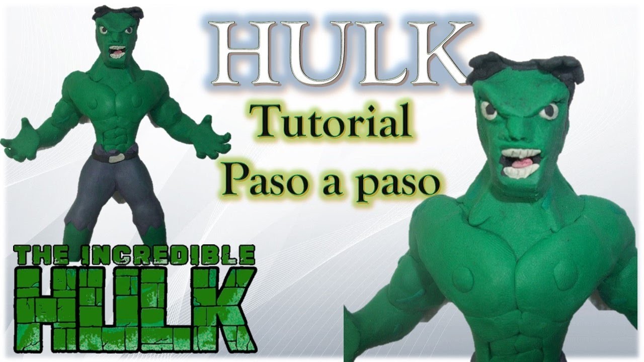 Como Hacer a Hulk de Plastilina ✅ How to Make a Plasticine Hulk TUTORIAL