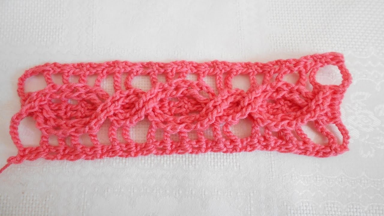 Crochet. trenza primaveral en crochet (tiara- diadema - vincha - banda - cordón )