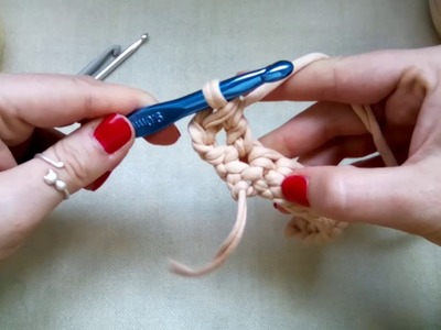 Curso Básico crochet zurdas: 3.-Punto Alto o Vareta