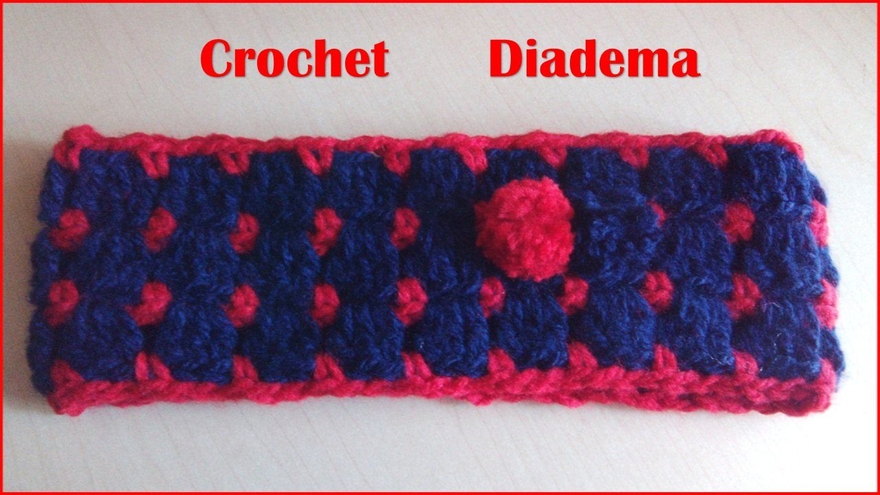 DIADEMA FACIL en crochet