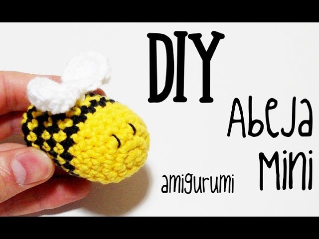 DIY Abeja mini amigurumi crochet.ganchillo (tutorial)