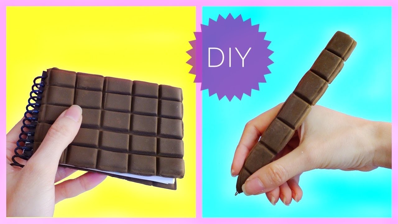 DIY MATERIAL ESCOLAR DE CHOCOLATE | Vuelta al cole