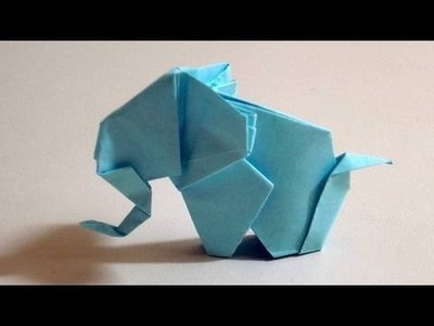Elefante de origami