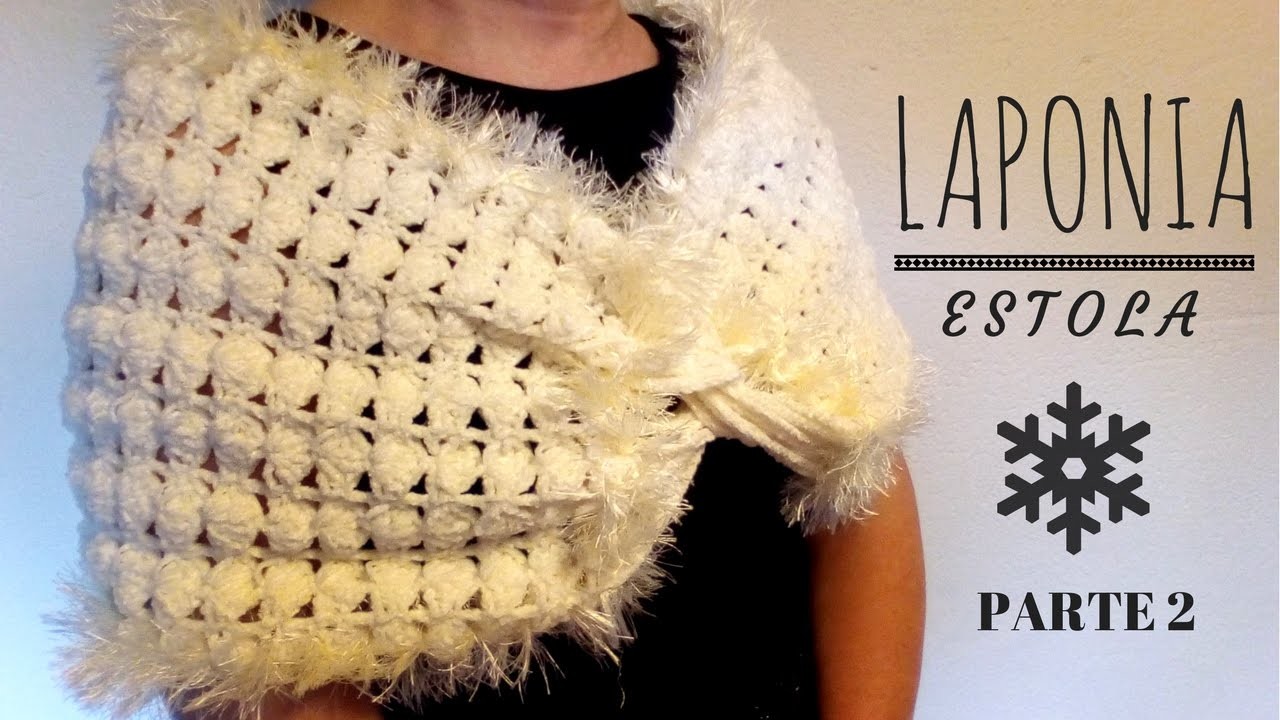 Estola "Laponia" (ganchillo. crochet) - Parte 2