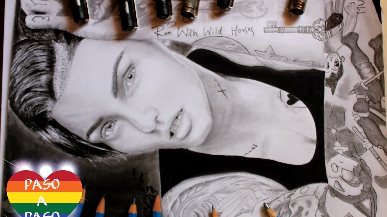 HOW TO DRAW  ruby rose - como dibujar un rostro realista