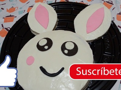 Pastel de Zanahoria. Fácil, rápido y delicioso.  Conejo Kawaii