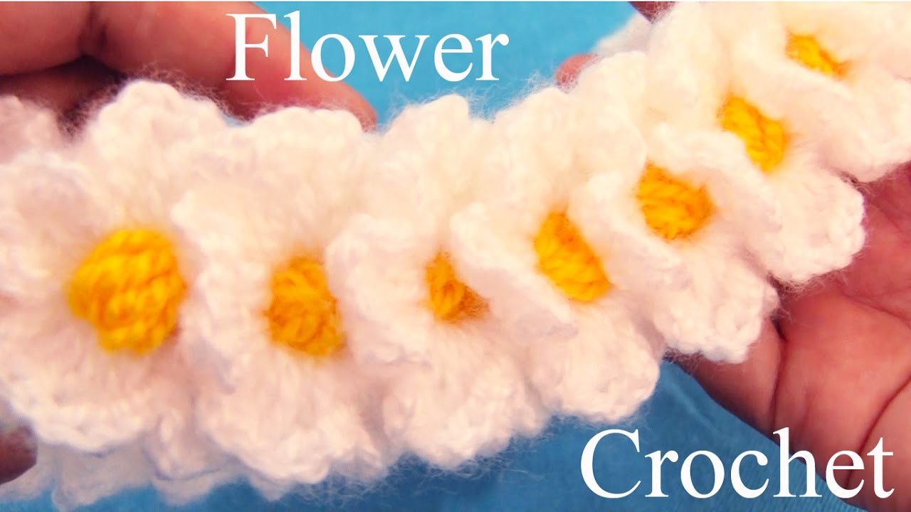 Tejido con Ganchillo Crochet  como hacer flores Learn Flower Crochet