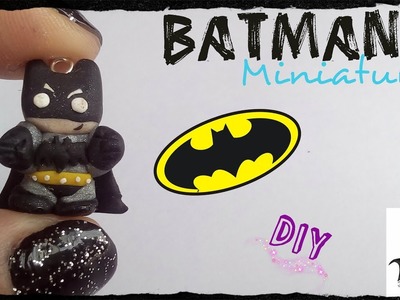 Batman Miniatura. Arcilla polimerica. Tutorial. DIY