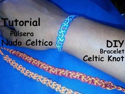 BijouX Macrame - Tutorial n#4 pulsera macrame nudo celtico. DIY Bracelet with celtic knot