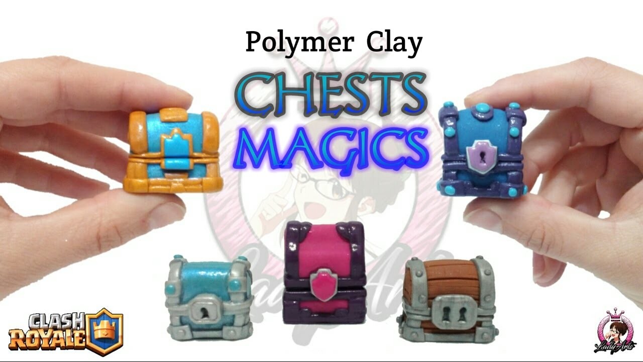 Chests Magics | Clash Royale | Polymer Clay Tutorial #2