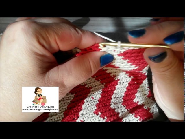 Cómo cerrar la base del clutch tapestry crochet