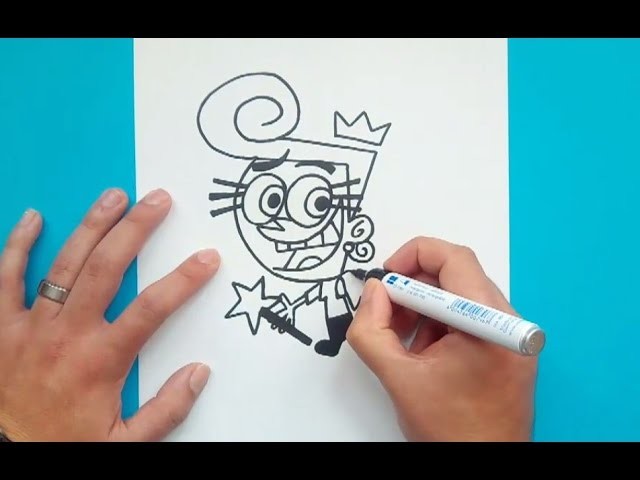 Como dibujar a Wanda paso a paso - Los padrinos magicos | How to draw Wanda - The Fairly OddParents