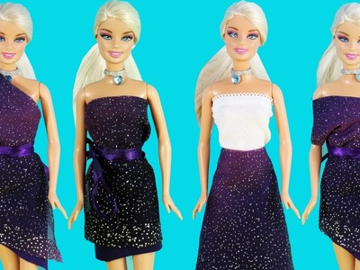 DIY: Falda Magica para muñecas Barbie sin coser - manualidadesconninos