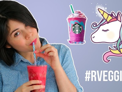 DIY UNICORN FRAPPE VERSIÓN VEGANA