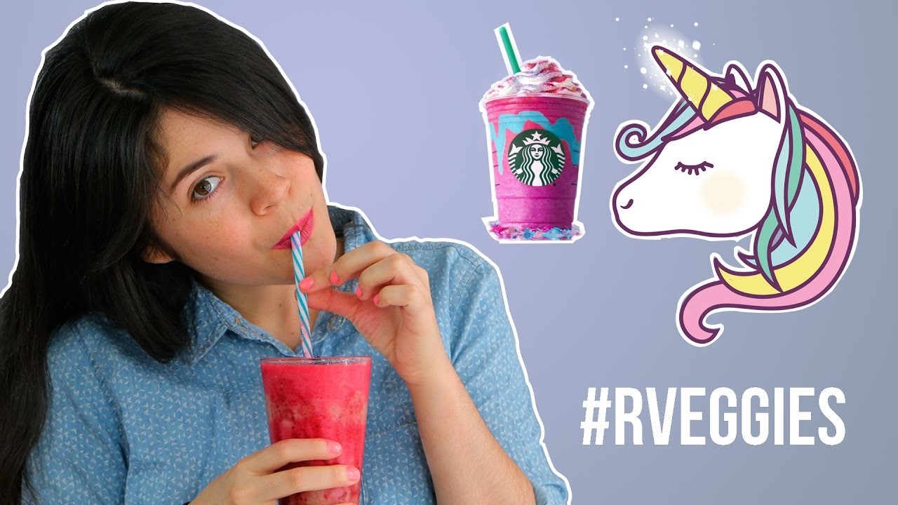 DIY UNICORN FRAPPE VERSIÓN VEGANA