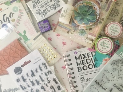 Haul scrapbooking Marzo 2017. Scrap plus sitges 2017