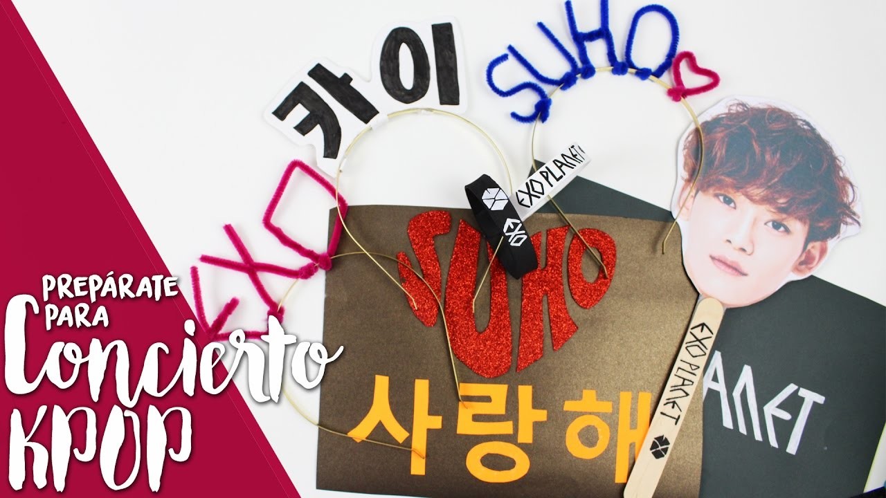 KPOP DIY:  ¡Prepárate para un concierto kpop! EXO’rDIUM |K-freak| EXO concert.