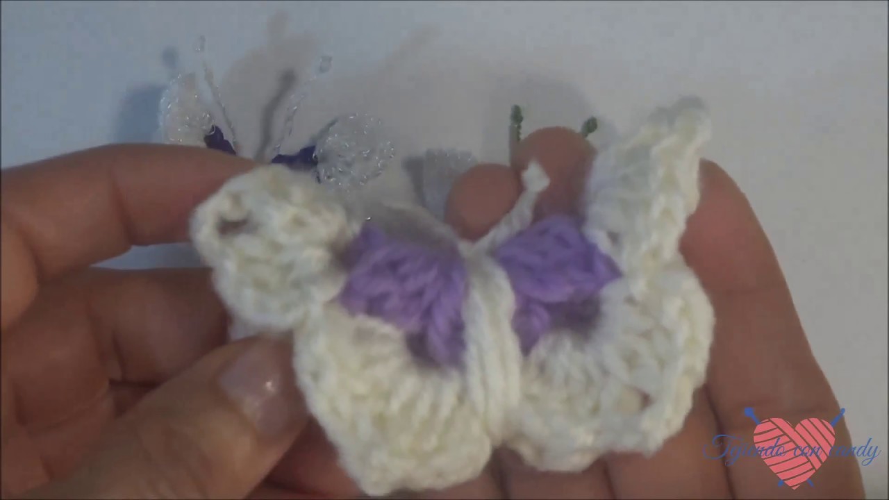 Maripositas a crochet #2