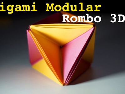 Origami Modular - Rombo 3D-2