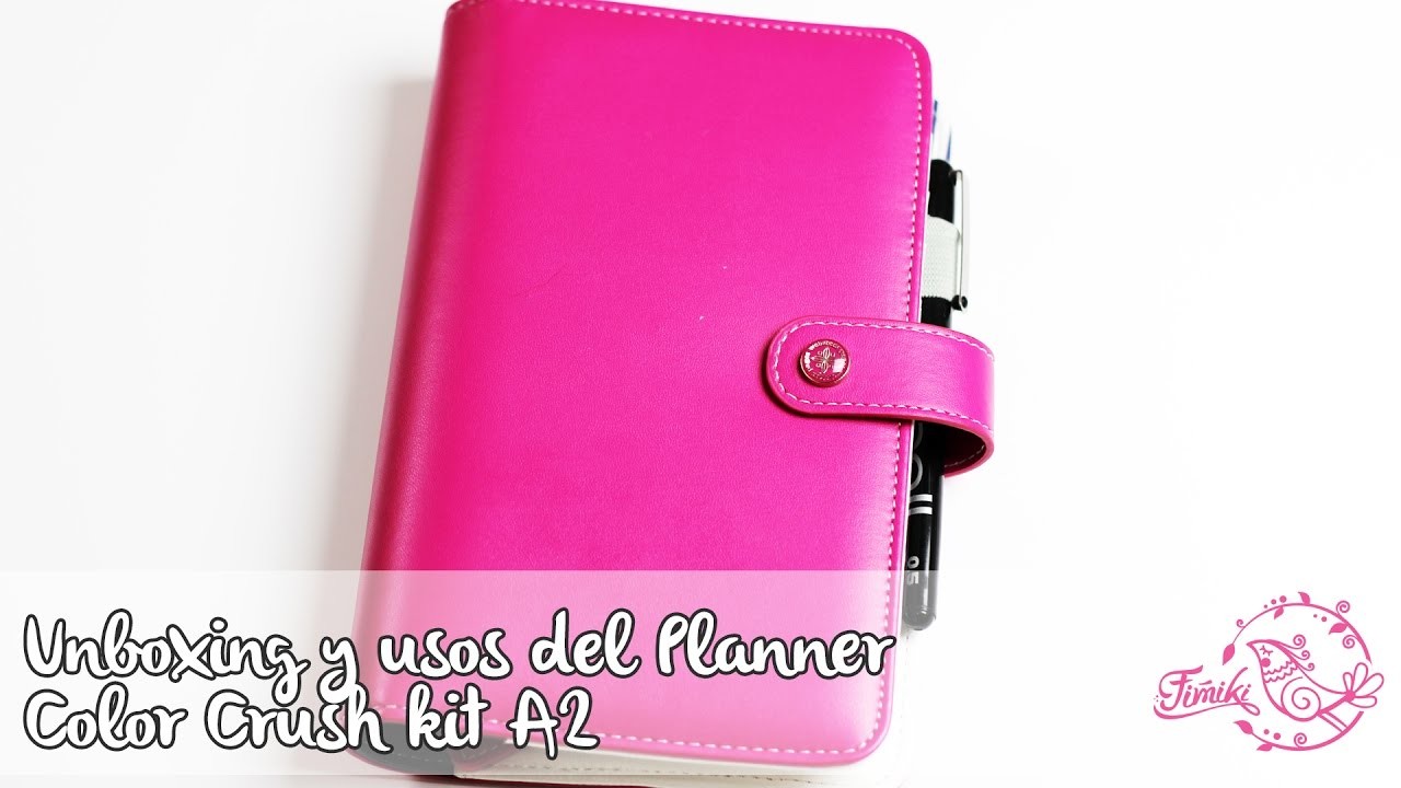 Unboxing Kit A2 Planner Color Crush Fucsia y usos.
