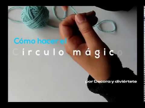 Círculo mágico para crochet
