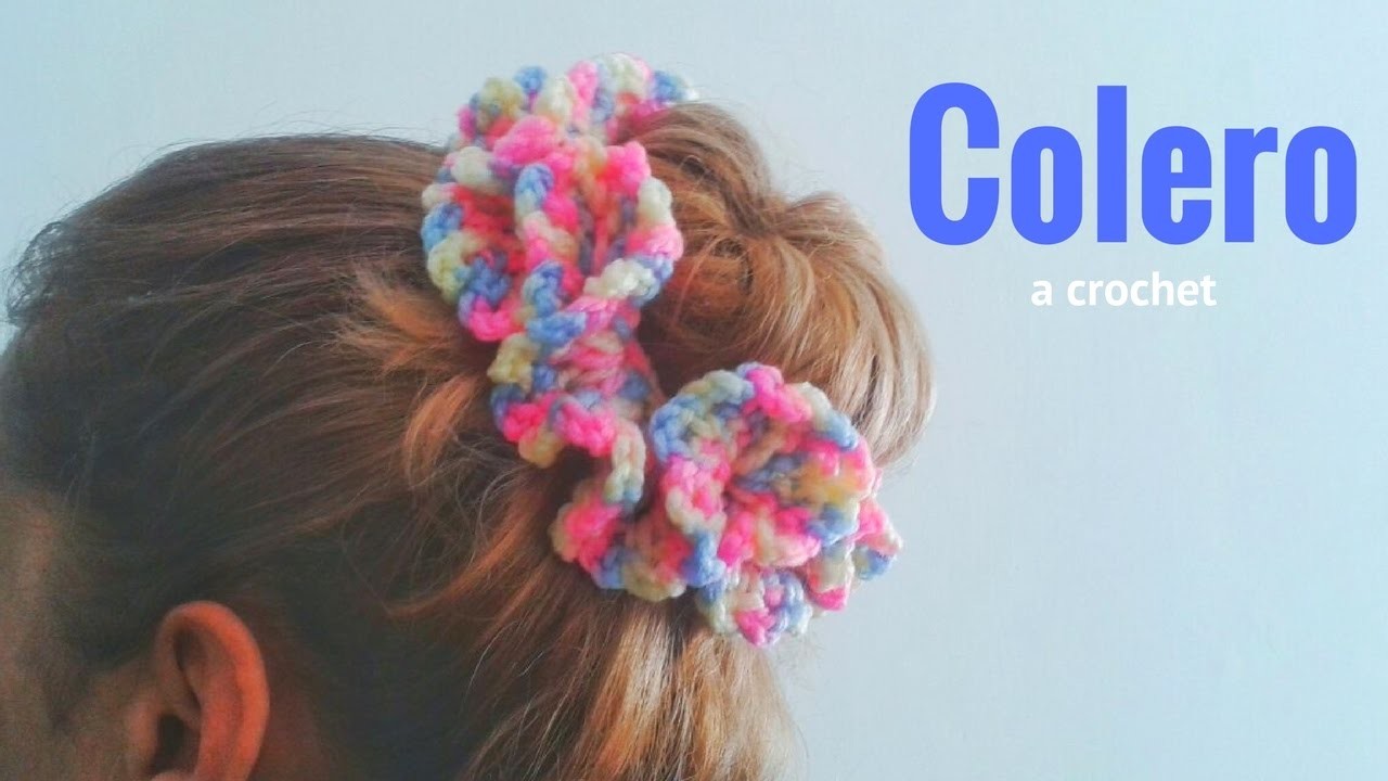 Coletero o Goma para el Cabello a Crochet *Scrunchie crochet*