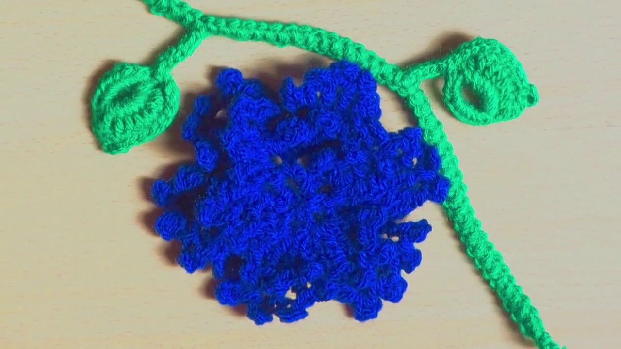 Como hacer Flor de crochet FACIL! (Vestido de verano Parte 2)