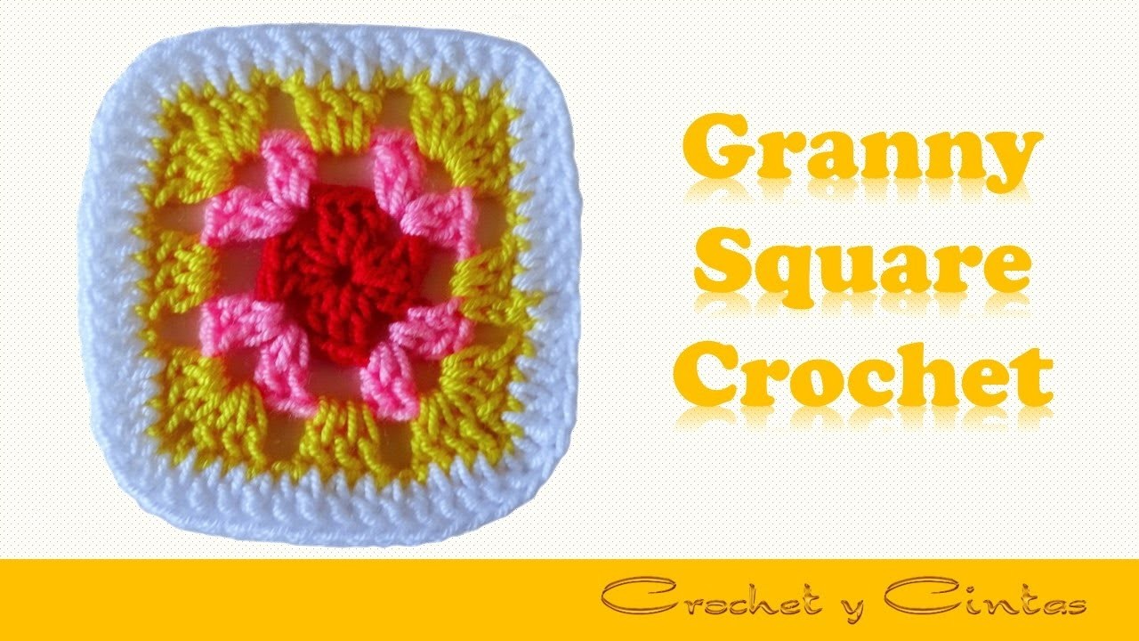 Cómo hacer Granny Square a crochet ♥ Cómo unir Granny Square