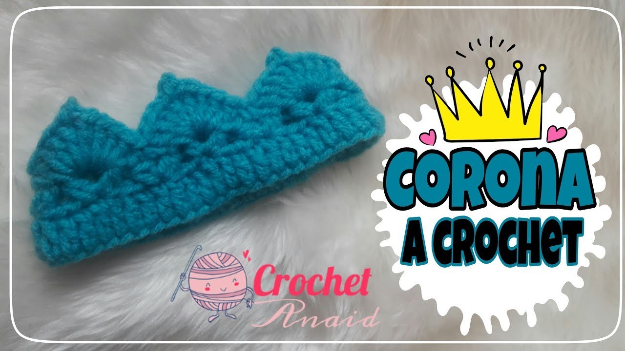 Coronita para bebes | Tejida a Crochet