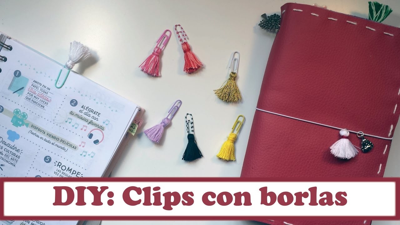 DIY: Clips con borlas