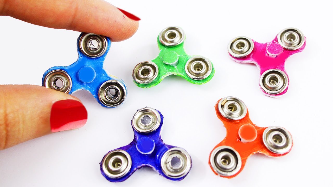 DIY| Fidget Spinner en Miniatura - Casero y Por Menos de 1 centavo - manualidadesconninos