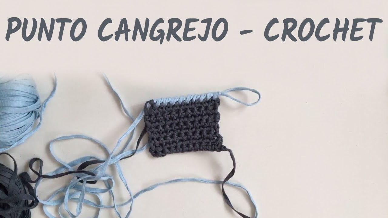 Punto de cangrejo - Crochet