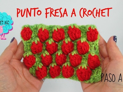 Tutorial punto fresas a crochet
